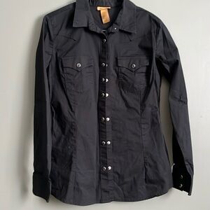 Wrangler pearl snap shirt